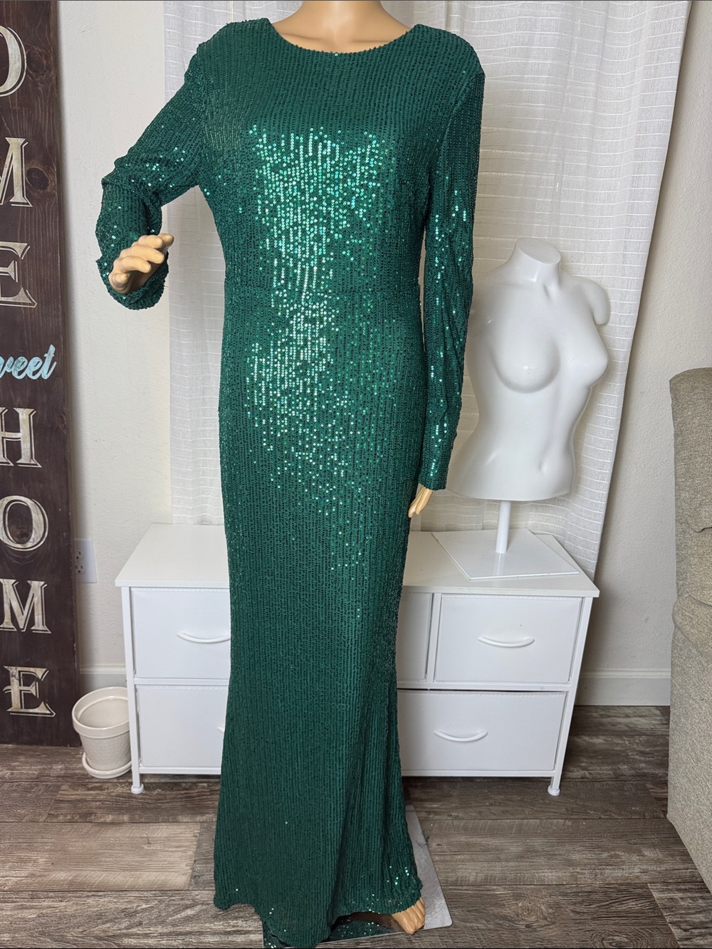 Elegant Sequin Women dress, Xl